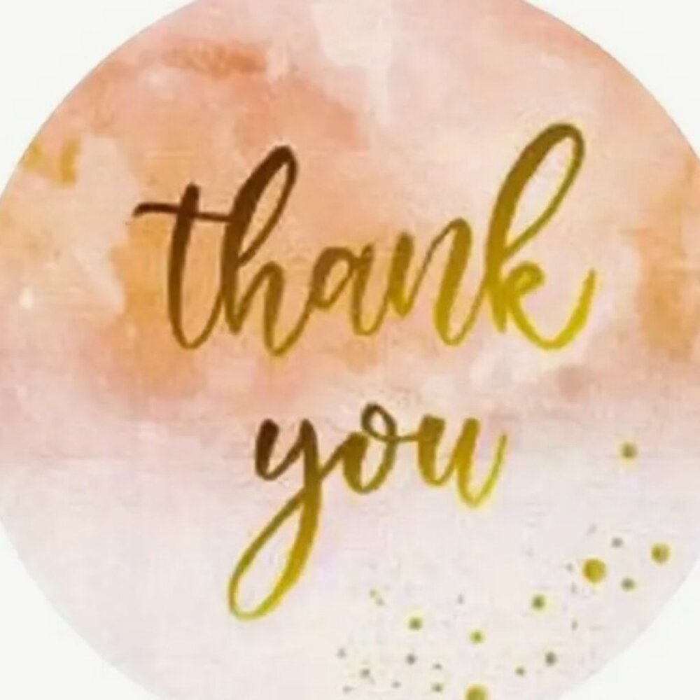 Thank You Stickers, Packing Supplies, Small Business Supplies, Shipping Supplies